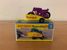 Honda Motorcycle and Trailer