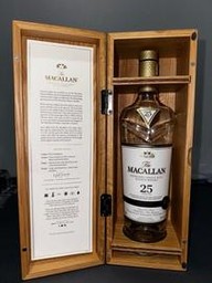 Macallan 25 Year Old Highland Single Malt Empty Bottle