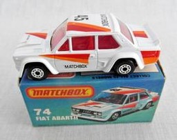 No. 74 Fiat Abarth (Matchbox Superfast)