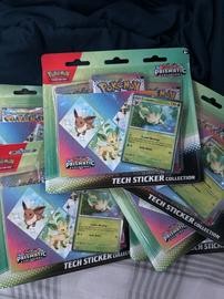 Prismatic Evolutions Tech Sticker Collection Leafeon